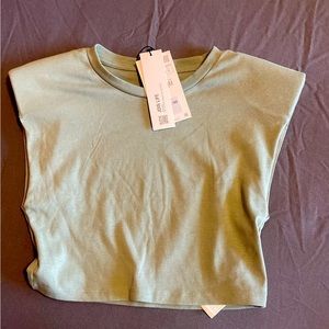 Crop top green militar